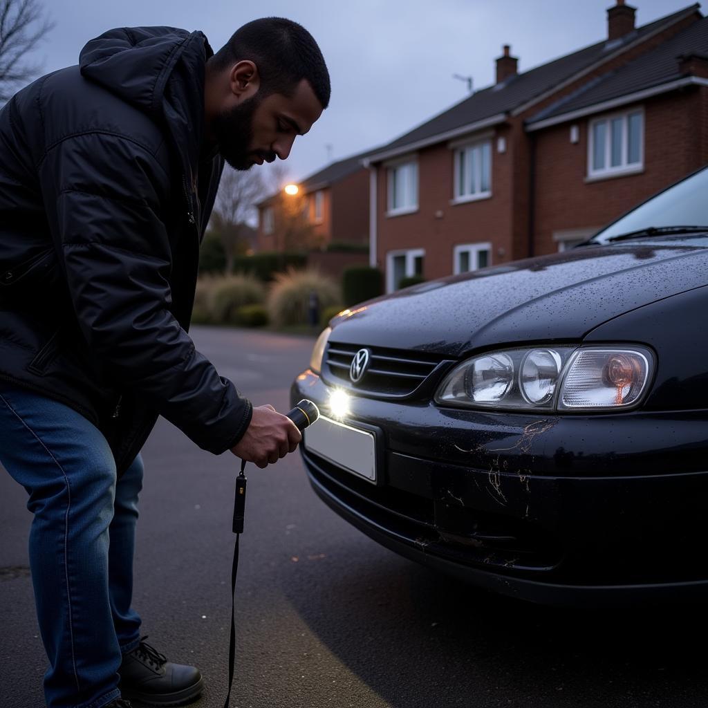 Assessing Car Damage in Kingskerswell