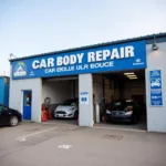 Kinmel Bay Car Body Repair Shop Exterior