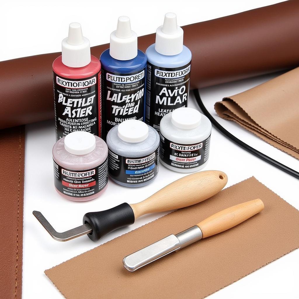 Leather Car Seat Repair Kit Contents