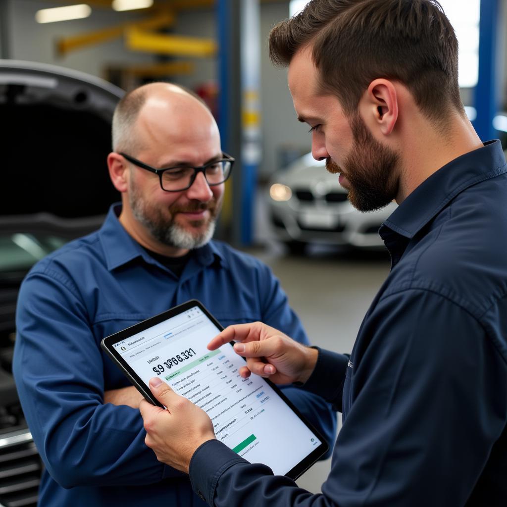 Leeds Car Repair Customer Consultation