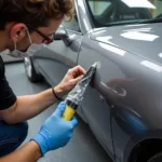 Lexus Car Paint Scratch Repair Process