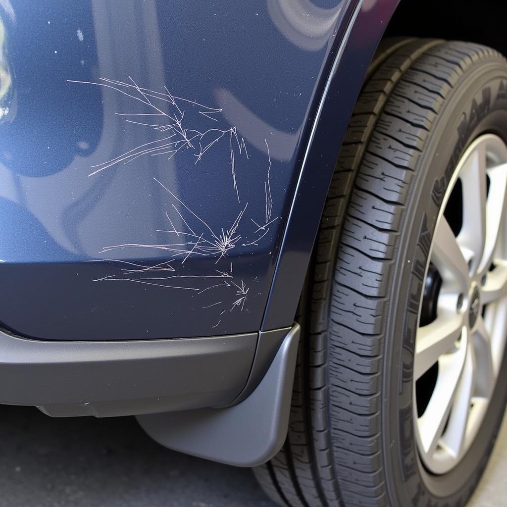 Light Scratches on Car Paint