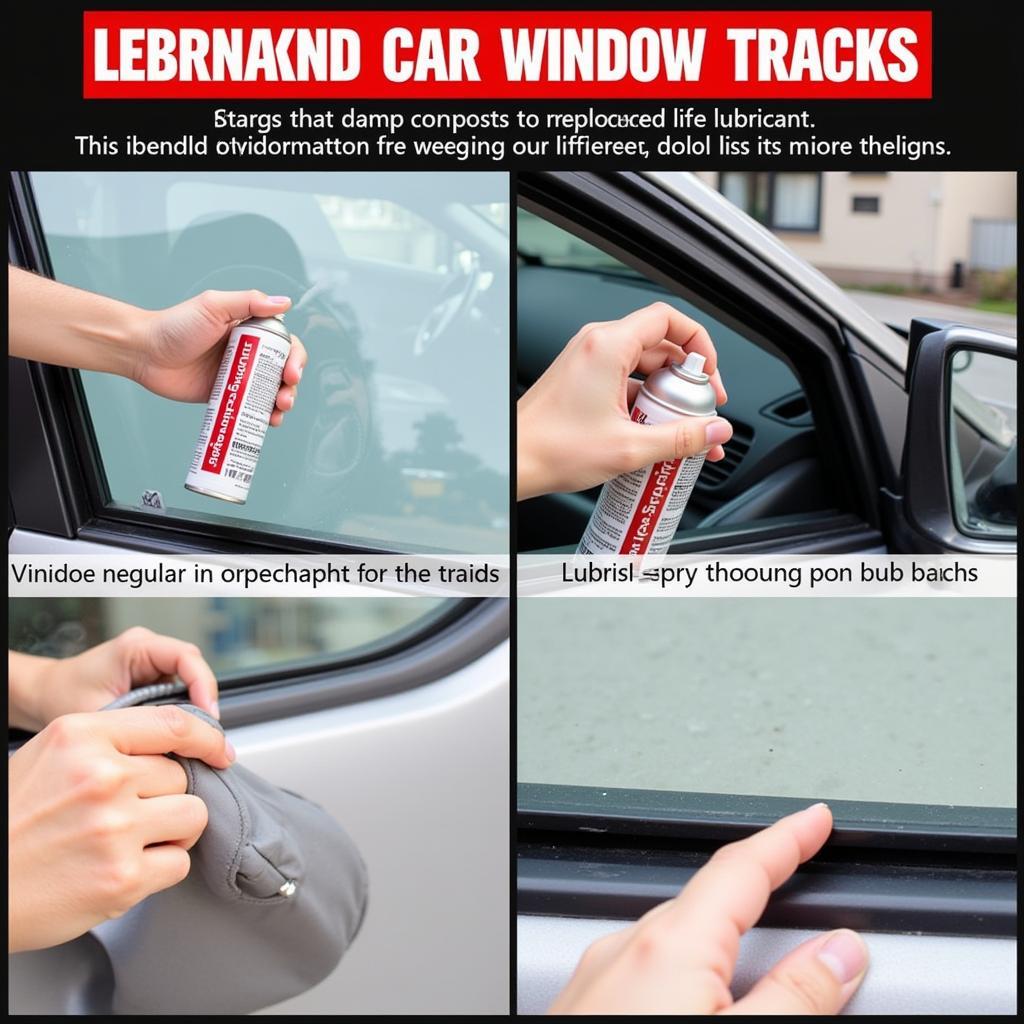 Lubricating Car Window Tracks for Smooth Operation