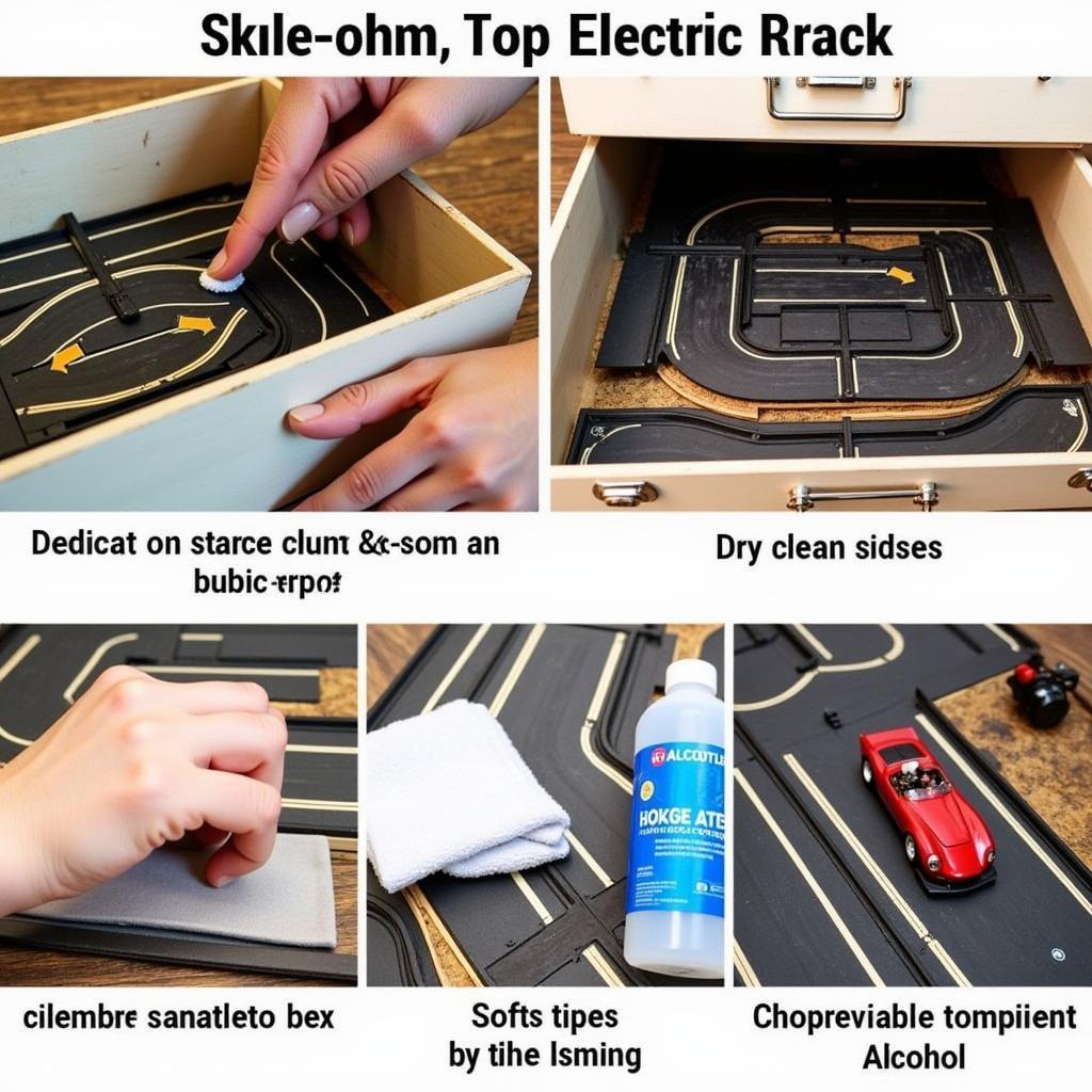 Maintaining a Vintage Electric Race Car Track