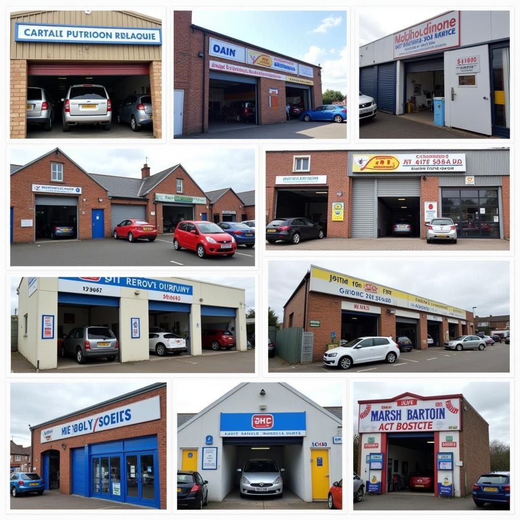 Car body repair shops in Marsh Barton Trading Estate