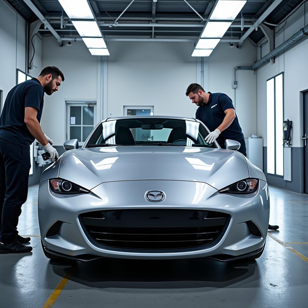 Choosing the Right Mazda Car Paint Repair Shop in Dubai