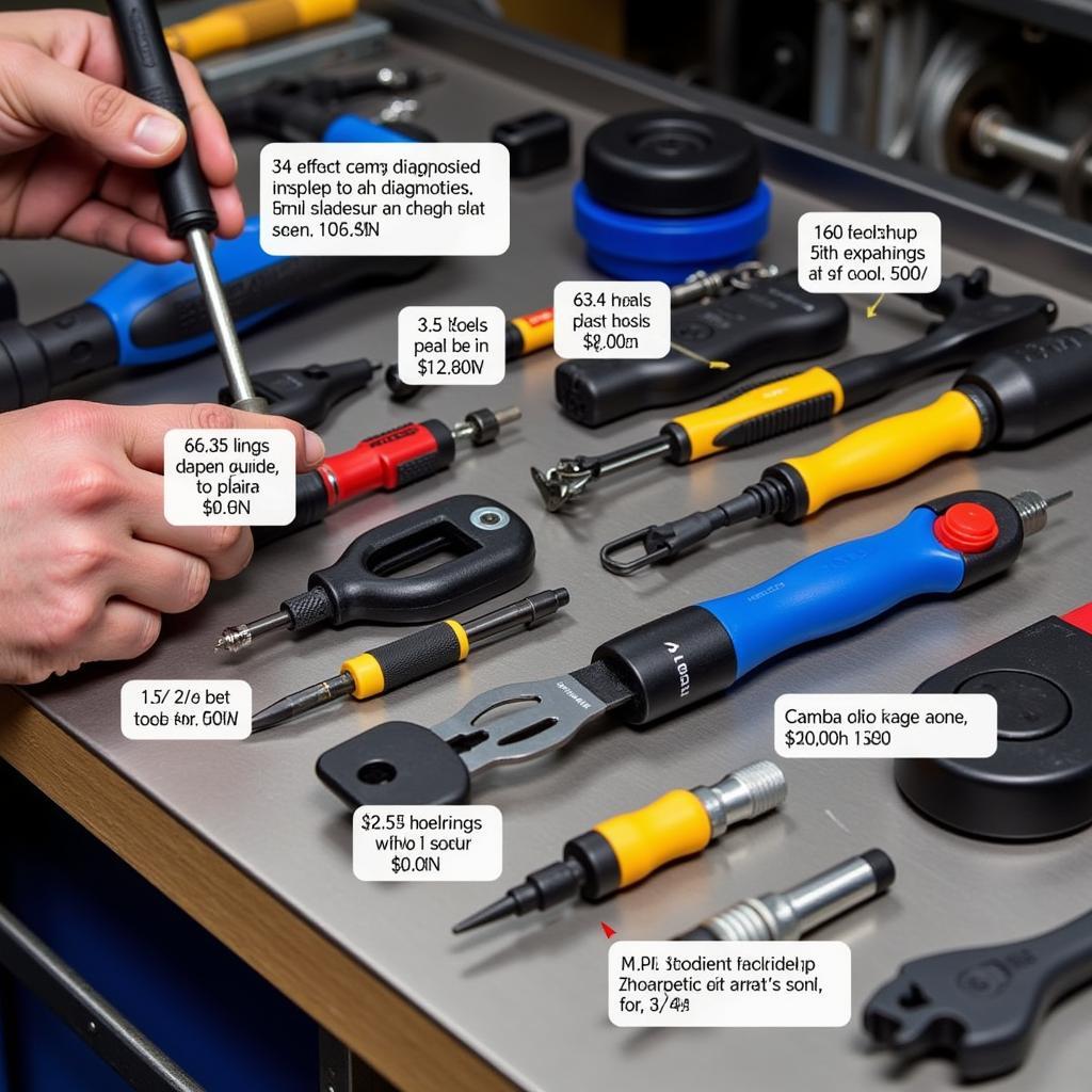 Mechanic Choosing a Diagnostic Tool