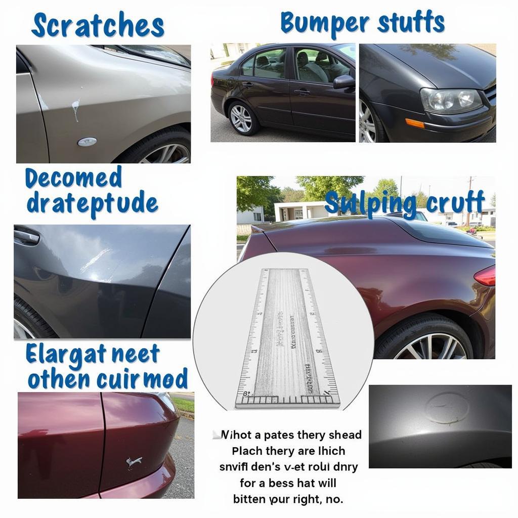 Minor Car Body Damage Examples in Heywood