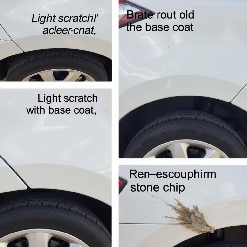 Types of Minor Car Paint Damage