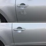 Cost of Minor Dent Repair on a Car Door