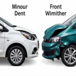 Minor Dent vs. Major Collision Damage