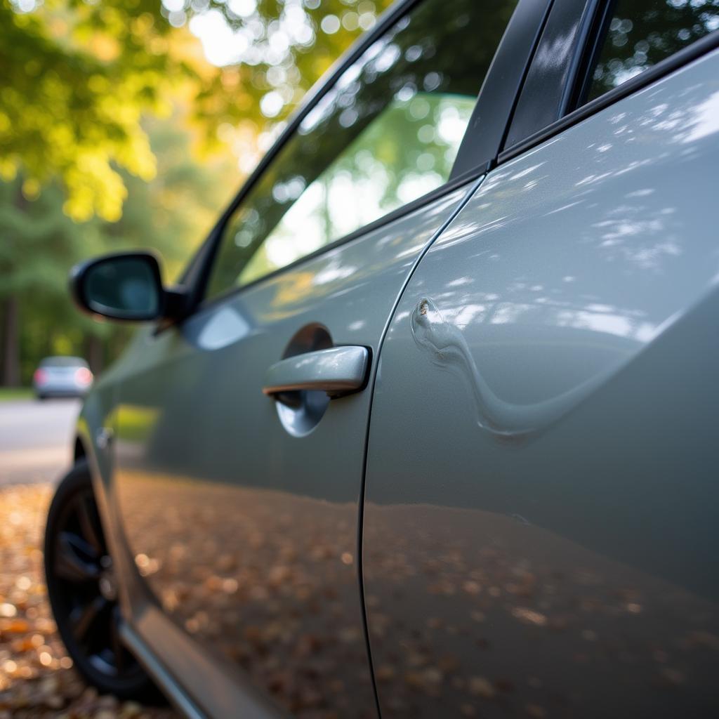 Minor Car Dents in French Forest