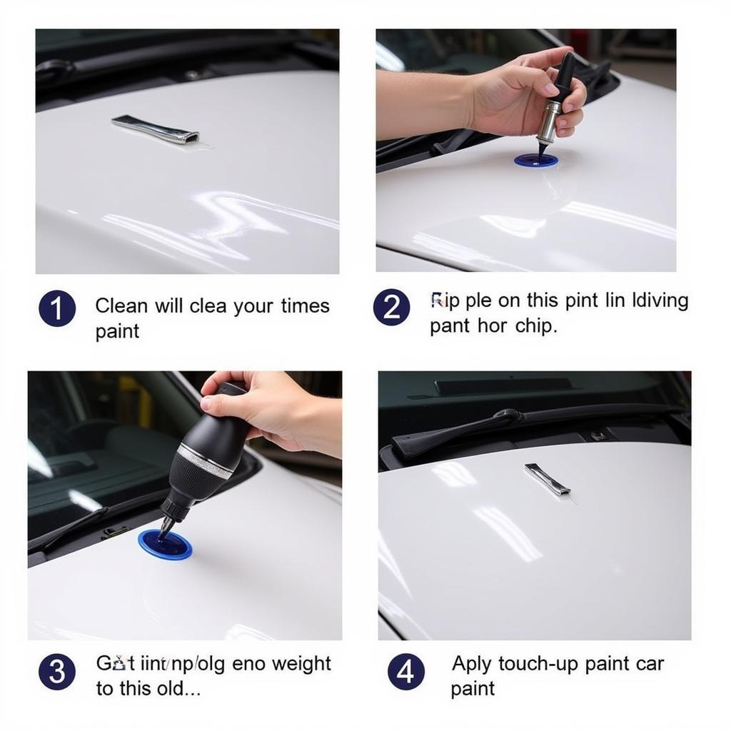 Repairing a Minor Paint Chip on a Car