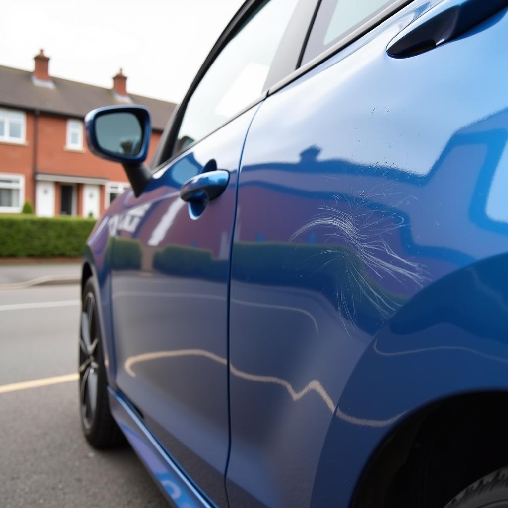 Minor Scratch on a Car Door in Brierley Hill