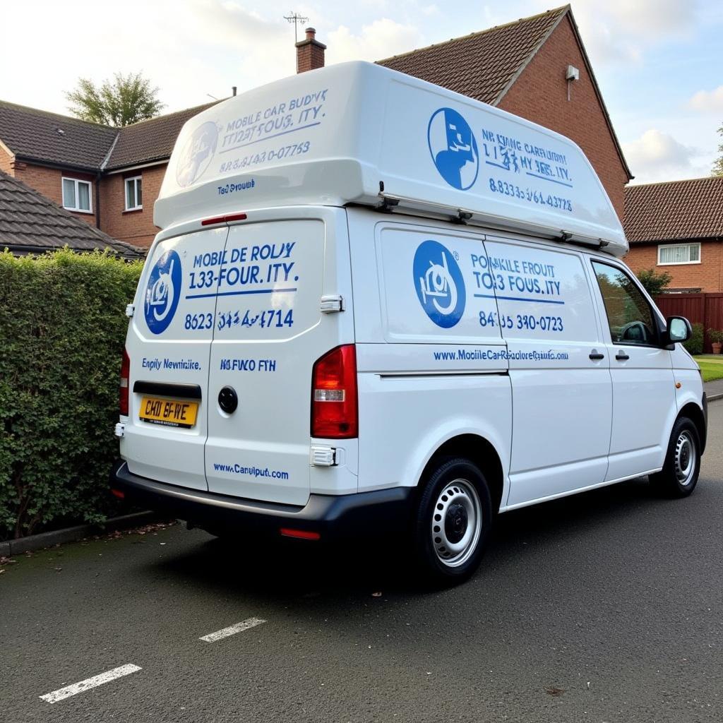 Mobile Car Body Repair Van in Norwich