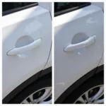 Before and After Mobile Car Paint Repair