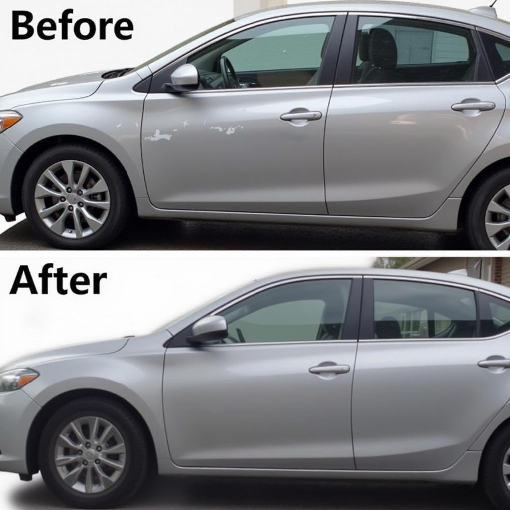 Before & After Photos in Mobile Car Paint Repair Reviews