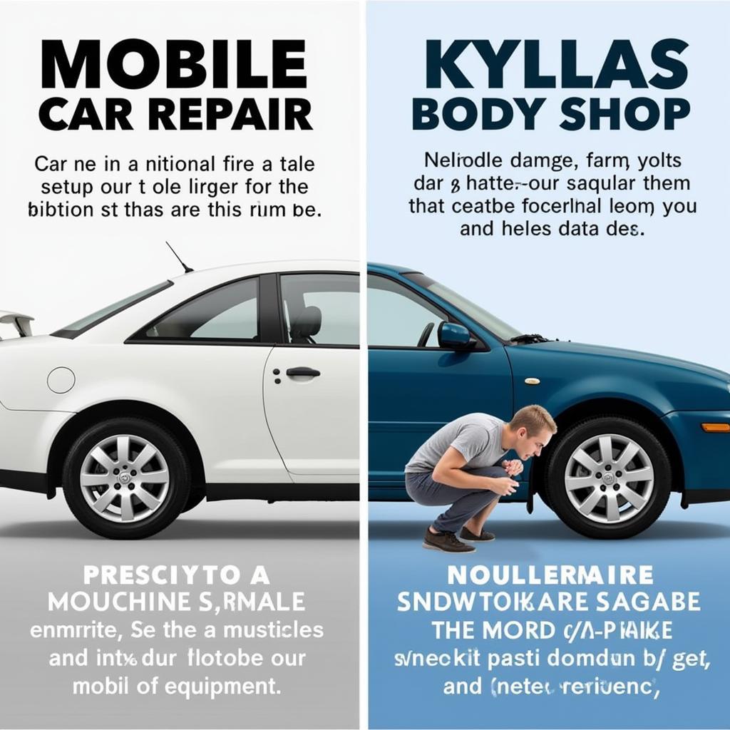 Mobile Car Paint Repair vs. Body Shop