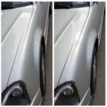 Before and After Mobile Car Paint Scratch Repair