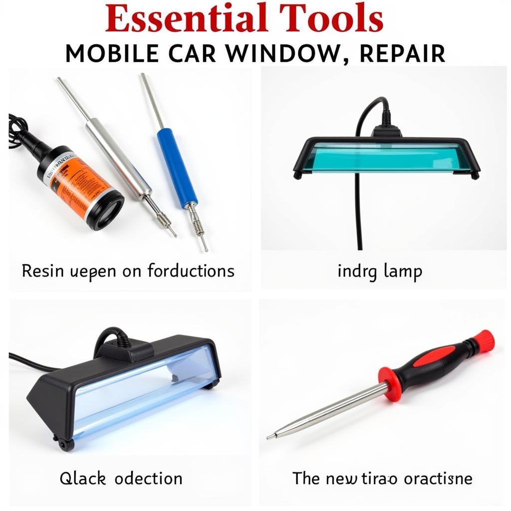 Mobile Car Window Repair Tools and Equipment in Ogden