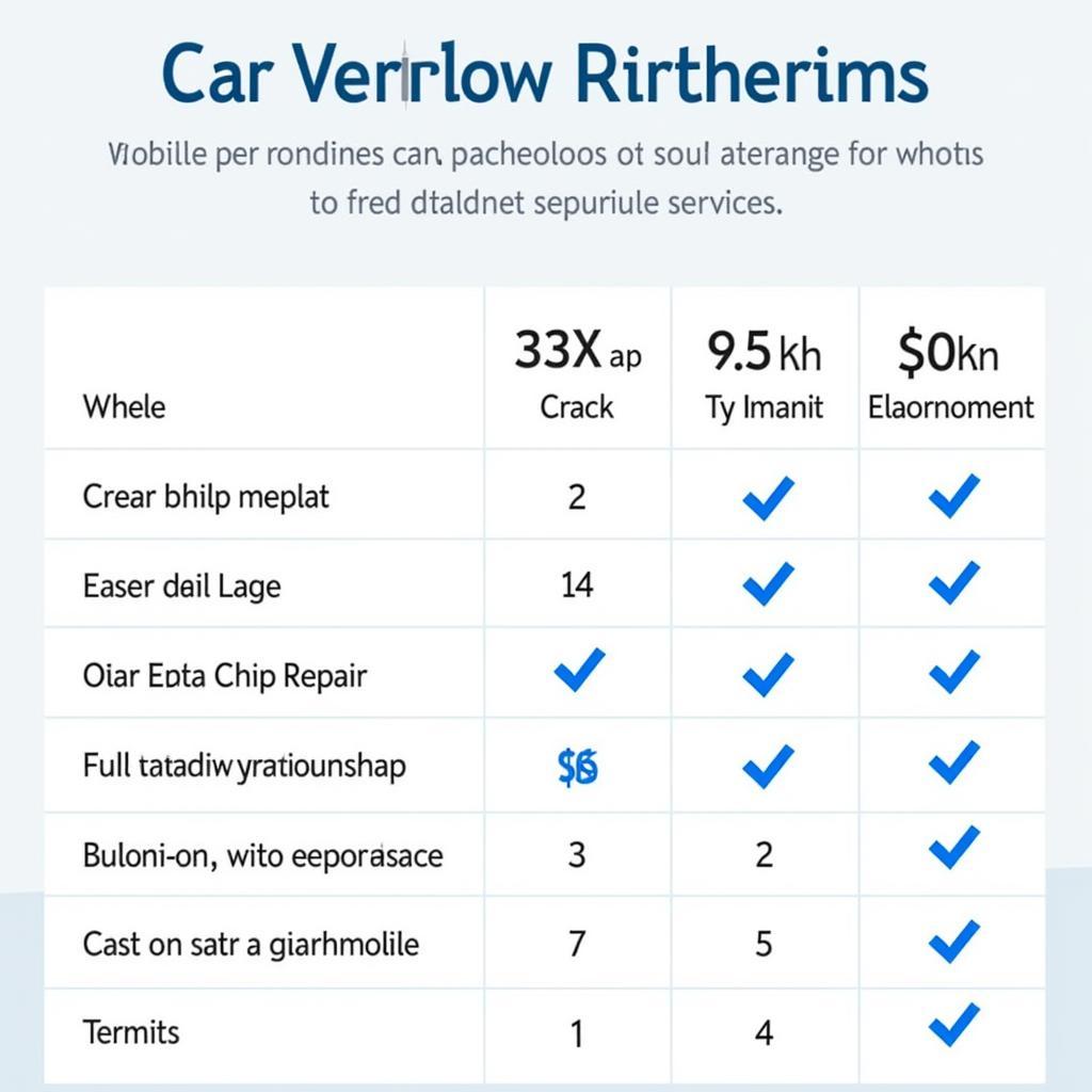 Mobile Car Window Repair Price Comparison