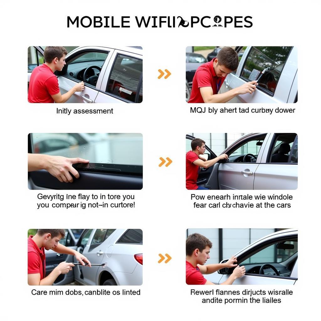 Mobile Car Window Repair Process in Bucks County