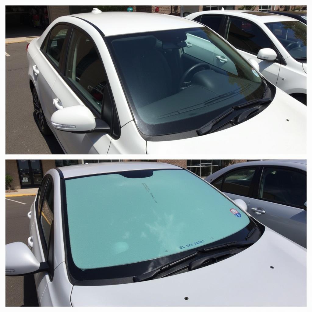 Finished Windshield After Mobile Car Window Repair in Syracuse