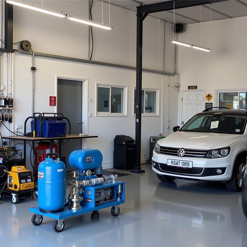 Modern Car AC Repair Shop in Altrincham