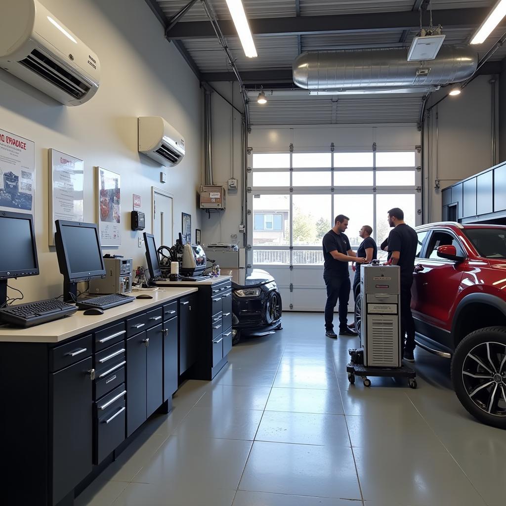 Modern Car AC Repair Shop in Ashford Kent