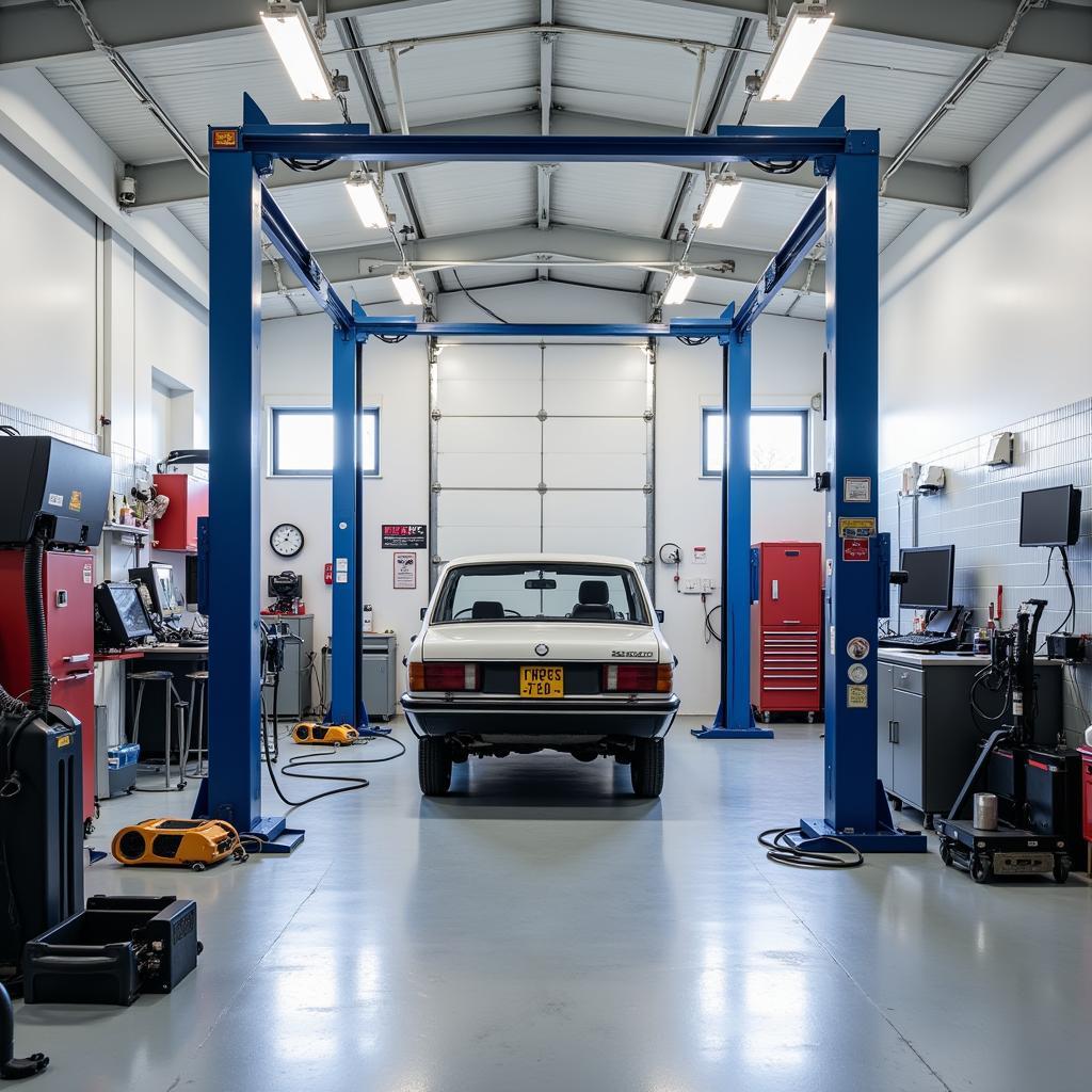 Modern Car Body Repair Shop in Chorley