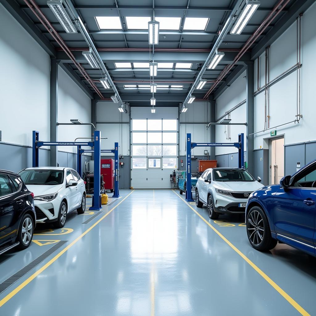 Modern Car Body Repair Shop in Milton Keynes