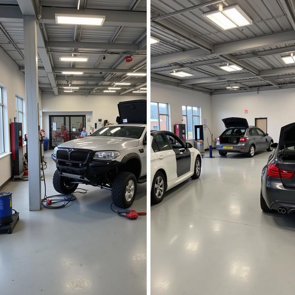 Modern Car Body Repair Shop in Warrington, Cheshire with Advanced Equipment