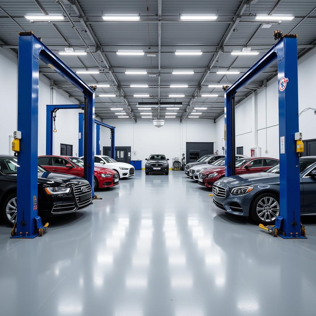 Modern Car Body Repair Shop in Woking