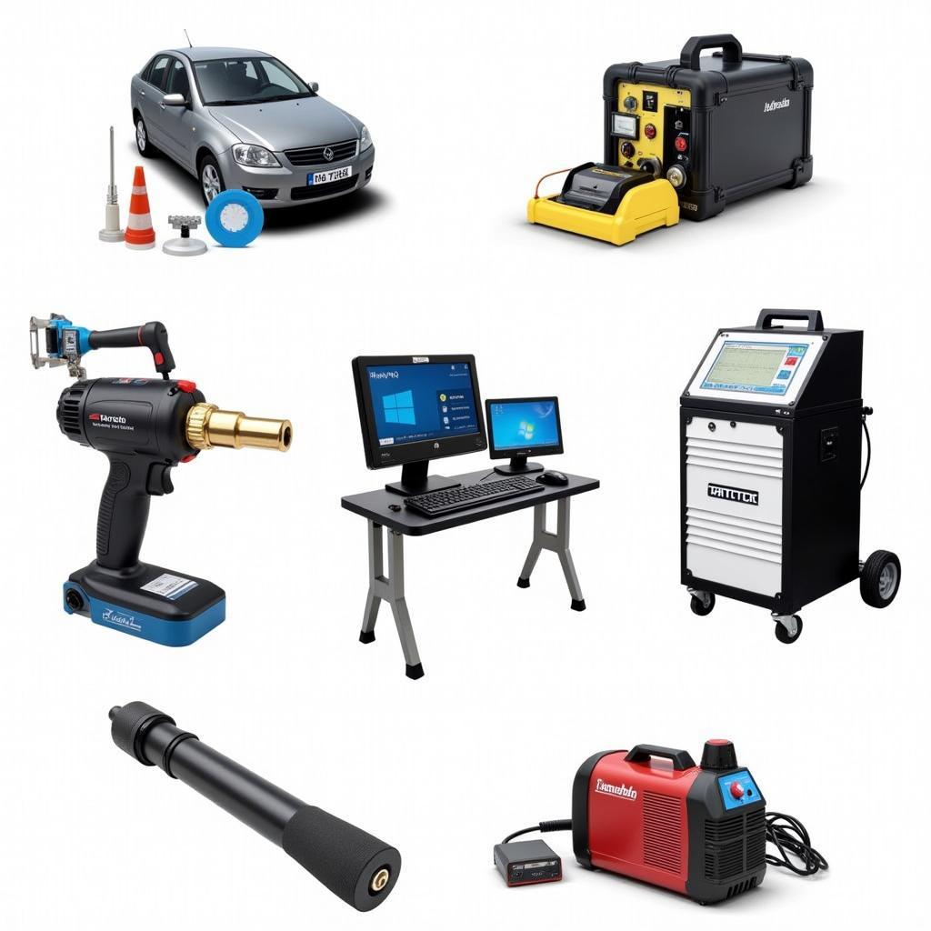 Modern Car Body Repair Tools and Equipment