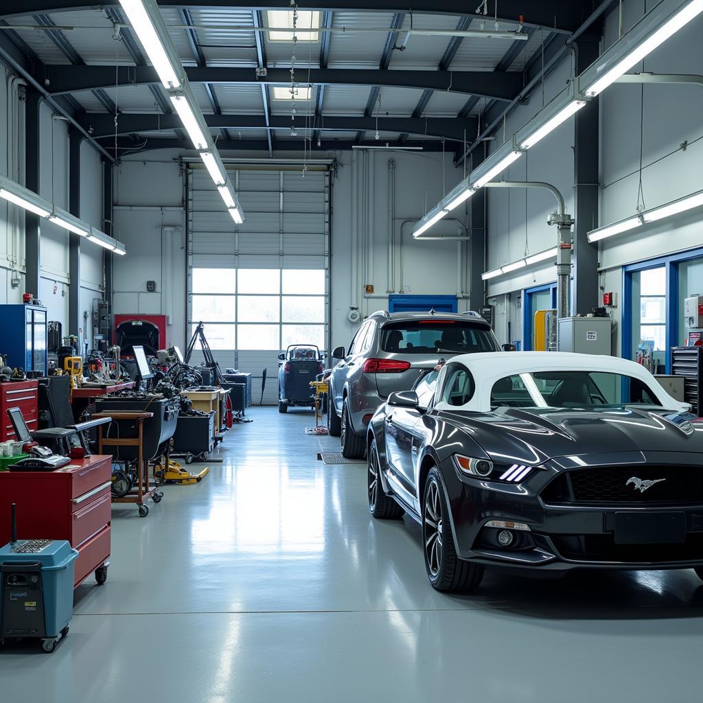 Modern Car Body Repair Workshop in Northern Ireland