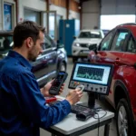 Modern Car Diagnostic Equipment in a Parow Workshop