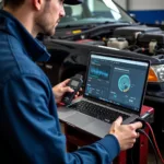 Modern Car Diagnostic Tools in Action