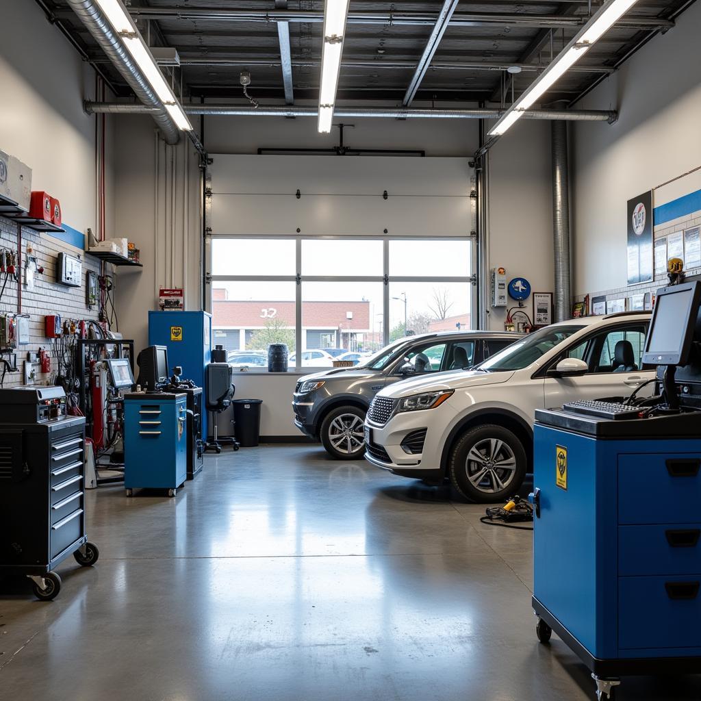 Modern Car Electrical Repair Shop Worcester