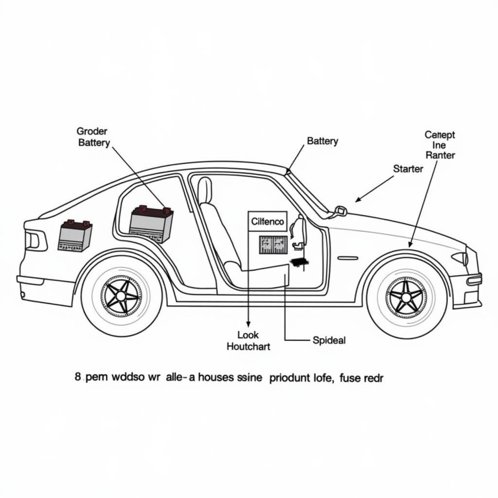 Diagram of a Modern Car's Electrical System