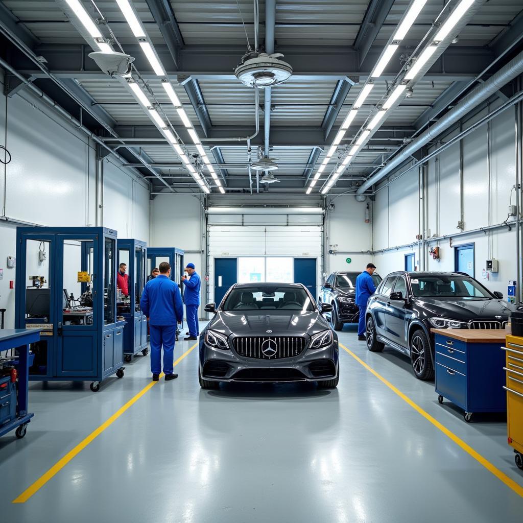 Modern Car Repair Shop in London NW