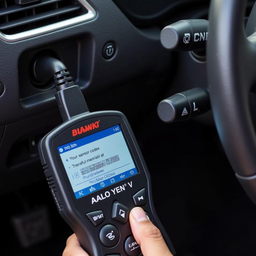 OBD-II Scanner in Use