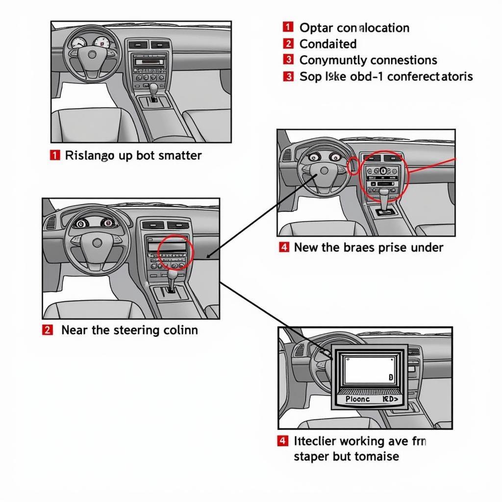 OBD1 Connector Locations in Older Cars