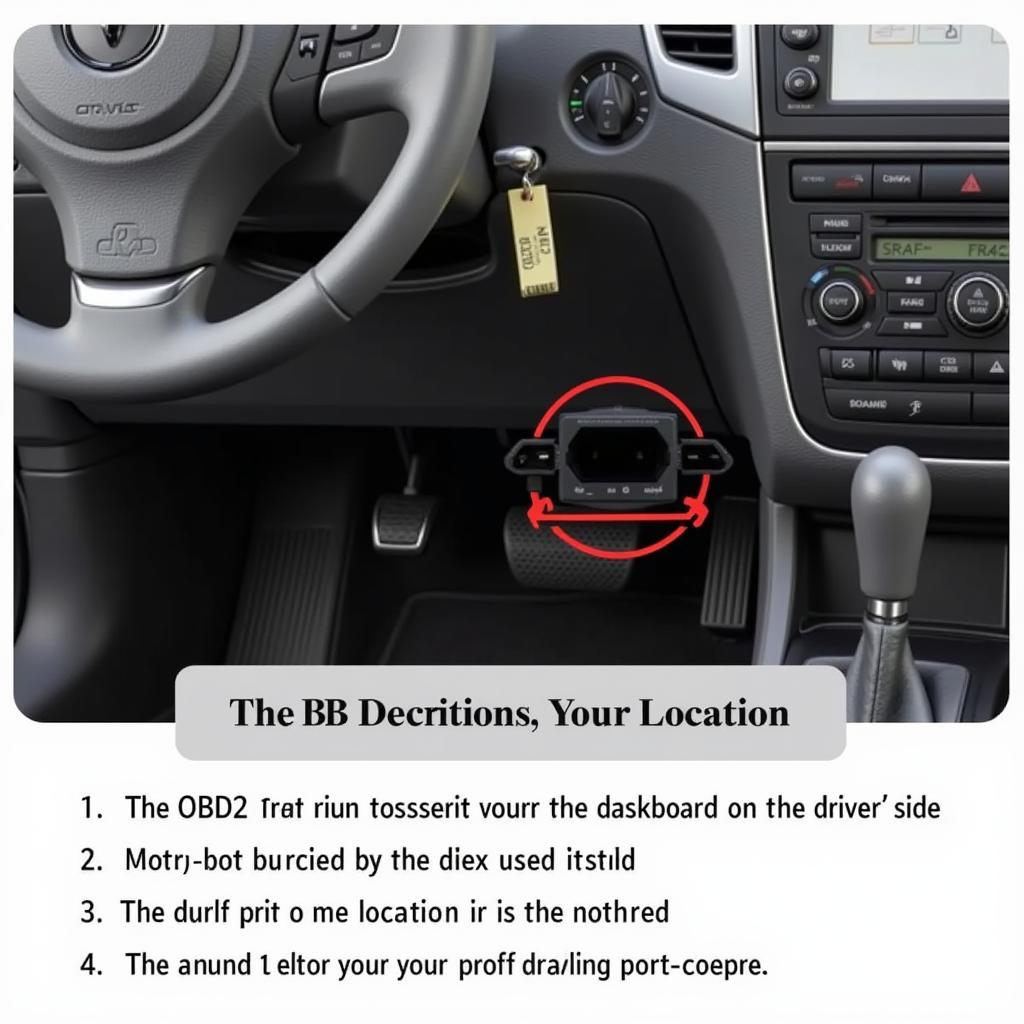 OBD2 Port Location in a Car