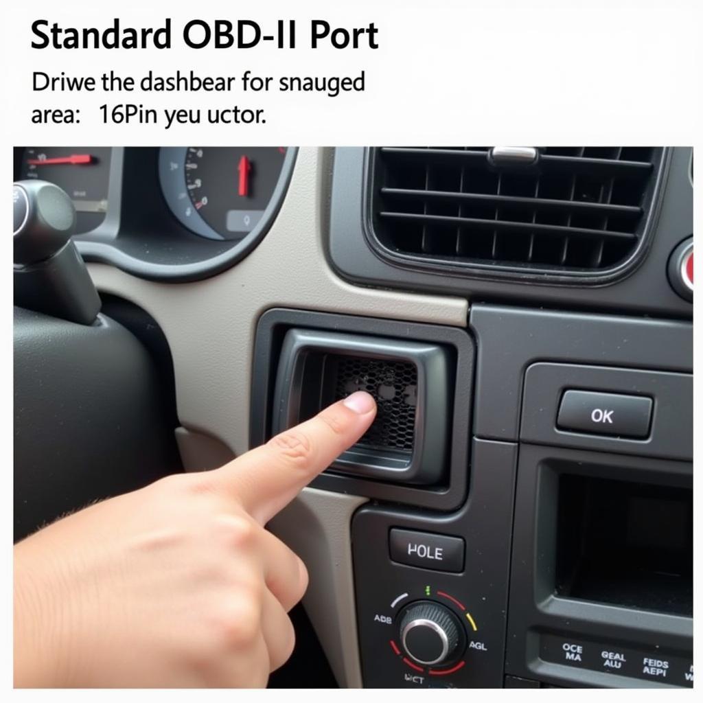 OBD2 Port Location Under Dashboard