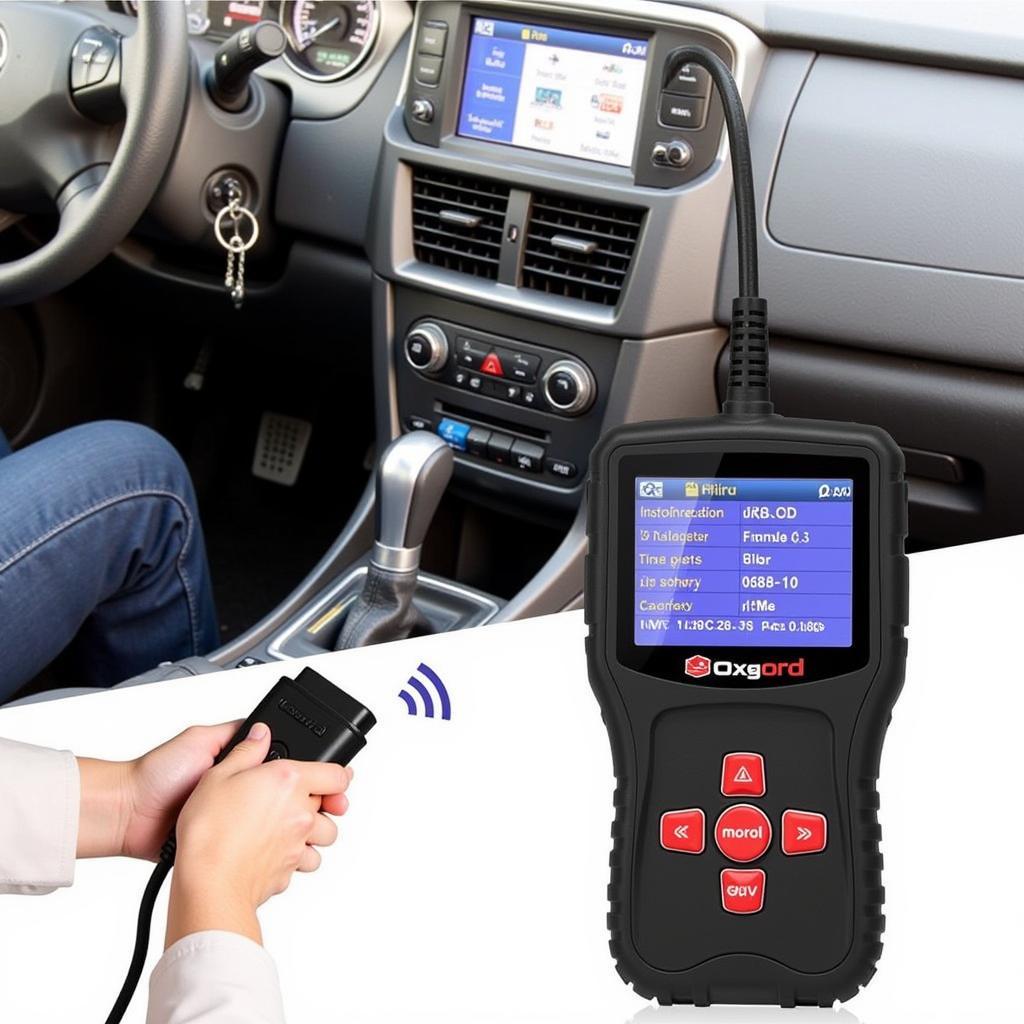 Oxgord OBD2 Scanner in Use