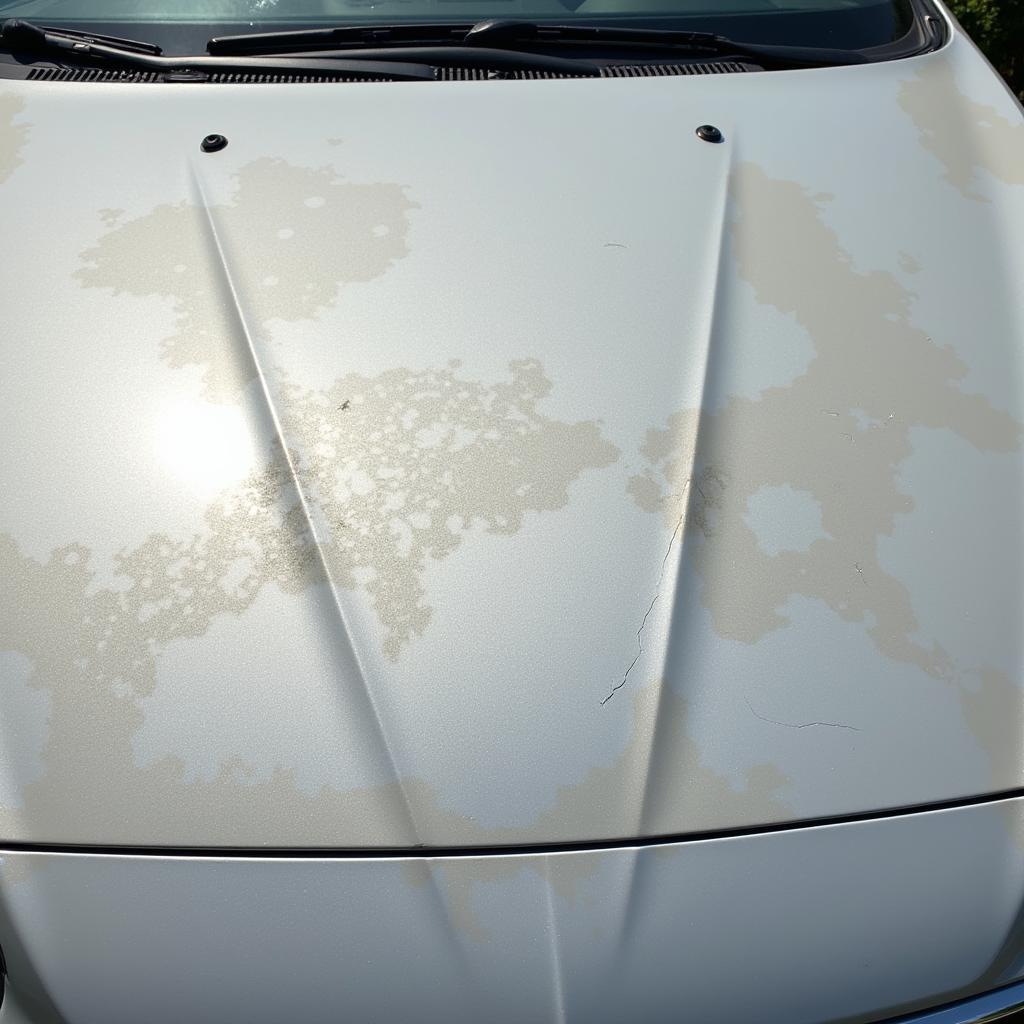 Example of Oxidized Car Paint and Clear Coat Failure