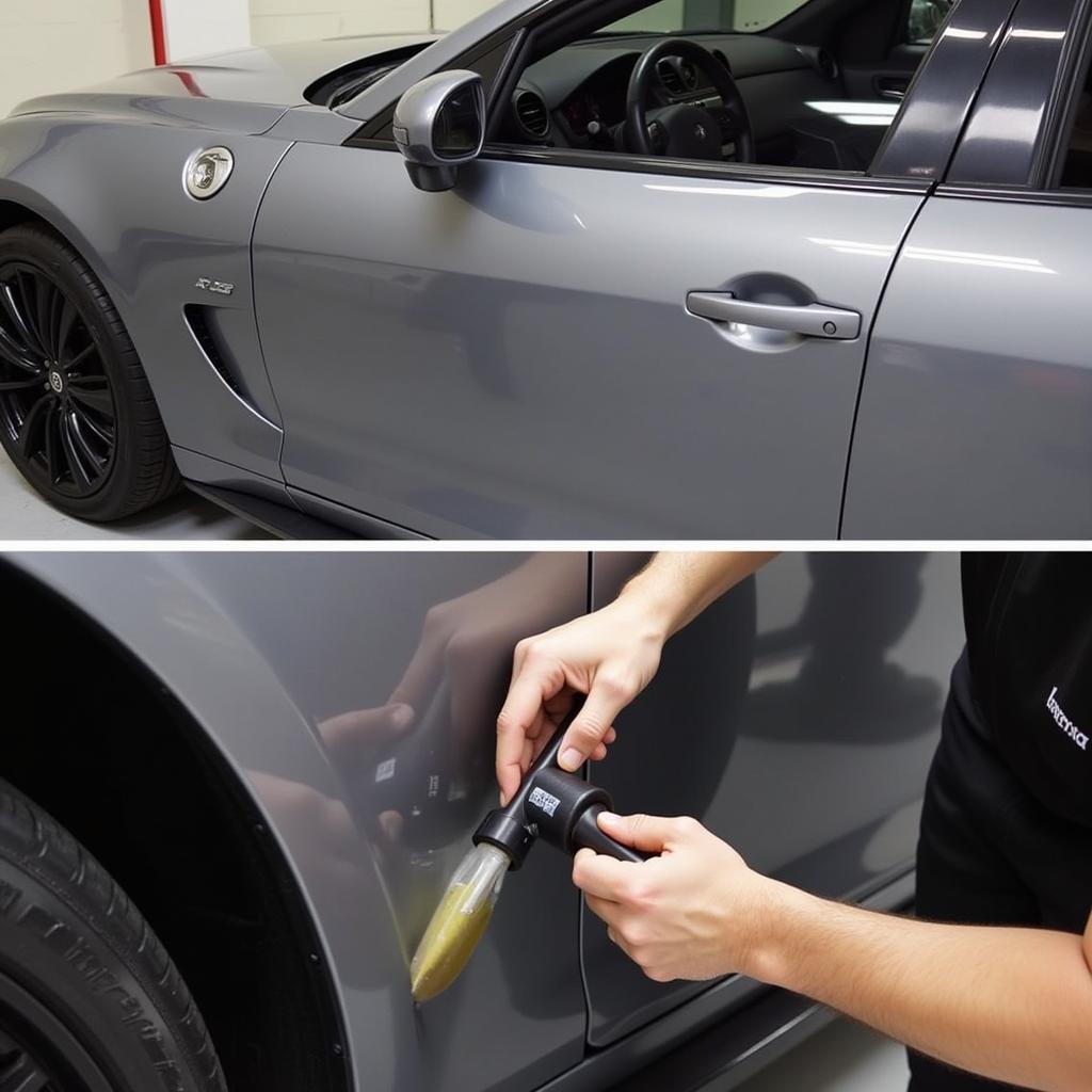 Paintless Dent Repair Process