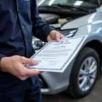 Certified Technician in a Paphos Car Body Repair Shop