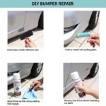 DIY Car Bumper Paint Repair Process