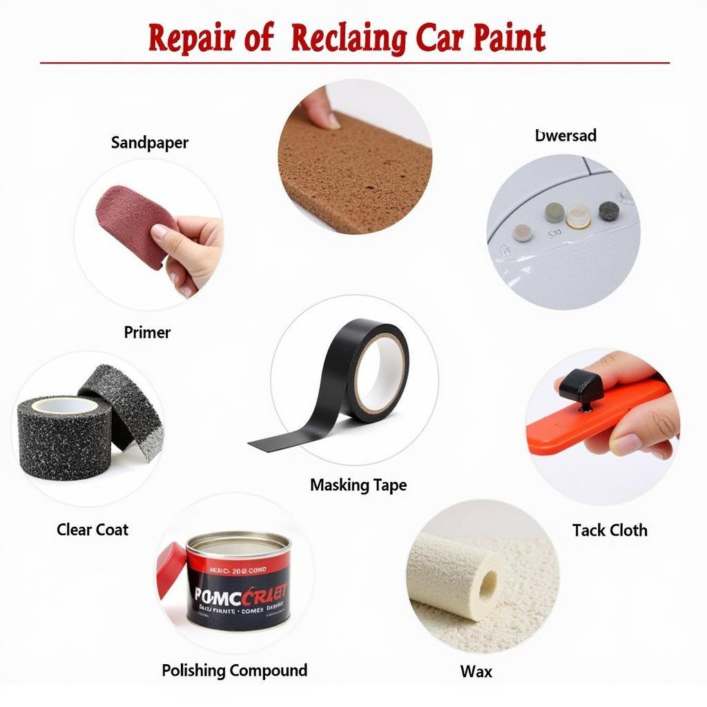 Essential Tools and Materials for Peeling Car Paint Repair